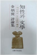 지성과 문학 - 김병익 평론집(초판) (알인42코너)