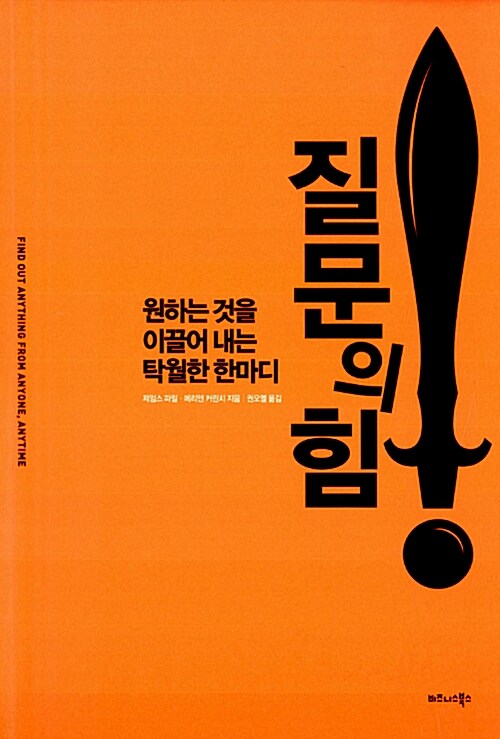 질문의 힘 - 원하는 것을 이끌어 내는 탁월한 한마디 (알바28코너) 